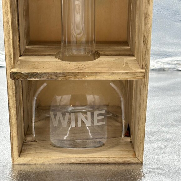 Wine Bar Decanter With Cork Stopper 750ml Premium Glass For Red Wines By Artland - Picture 2 of 16